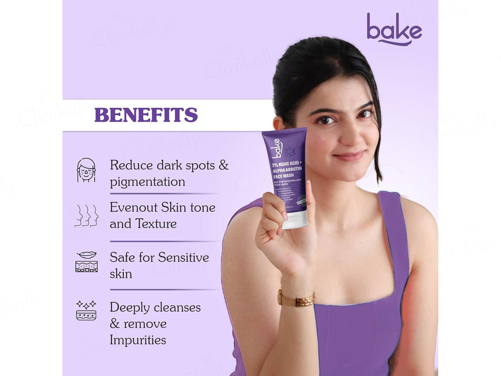 Bake 2% Kojic Acid + Alpha Arbutin Facewash