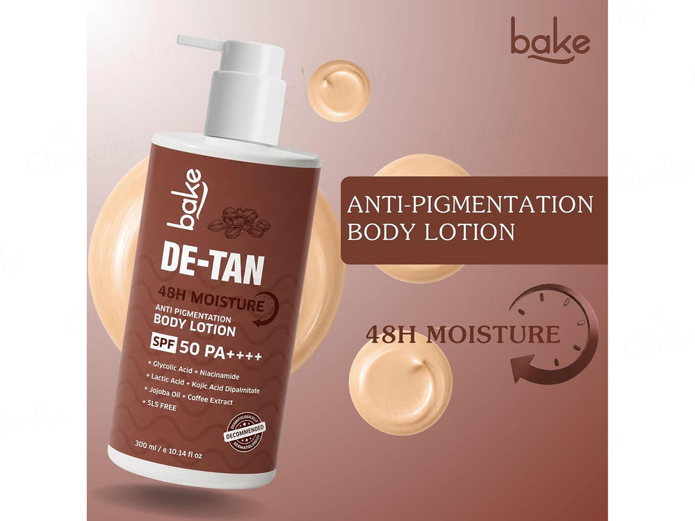 Bake De-Tan Anti Pigmentation Body Lotion SPF 50 PA++++