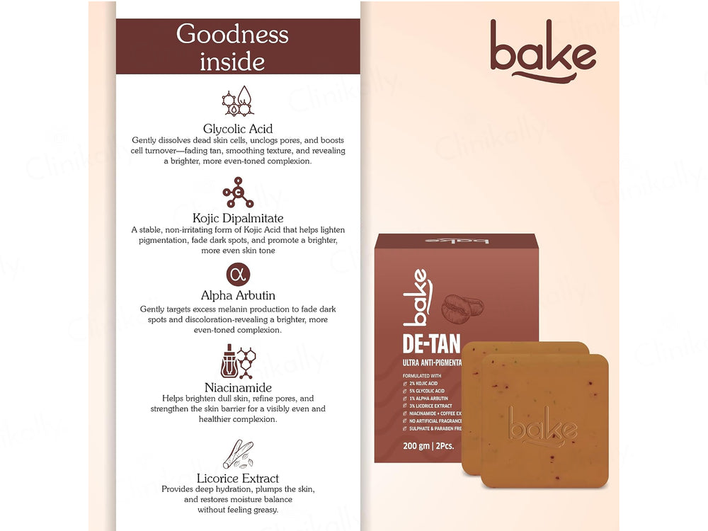 Bake De-Tan Ultra Anti-Pigmentation Soap