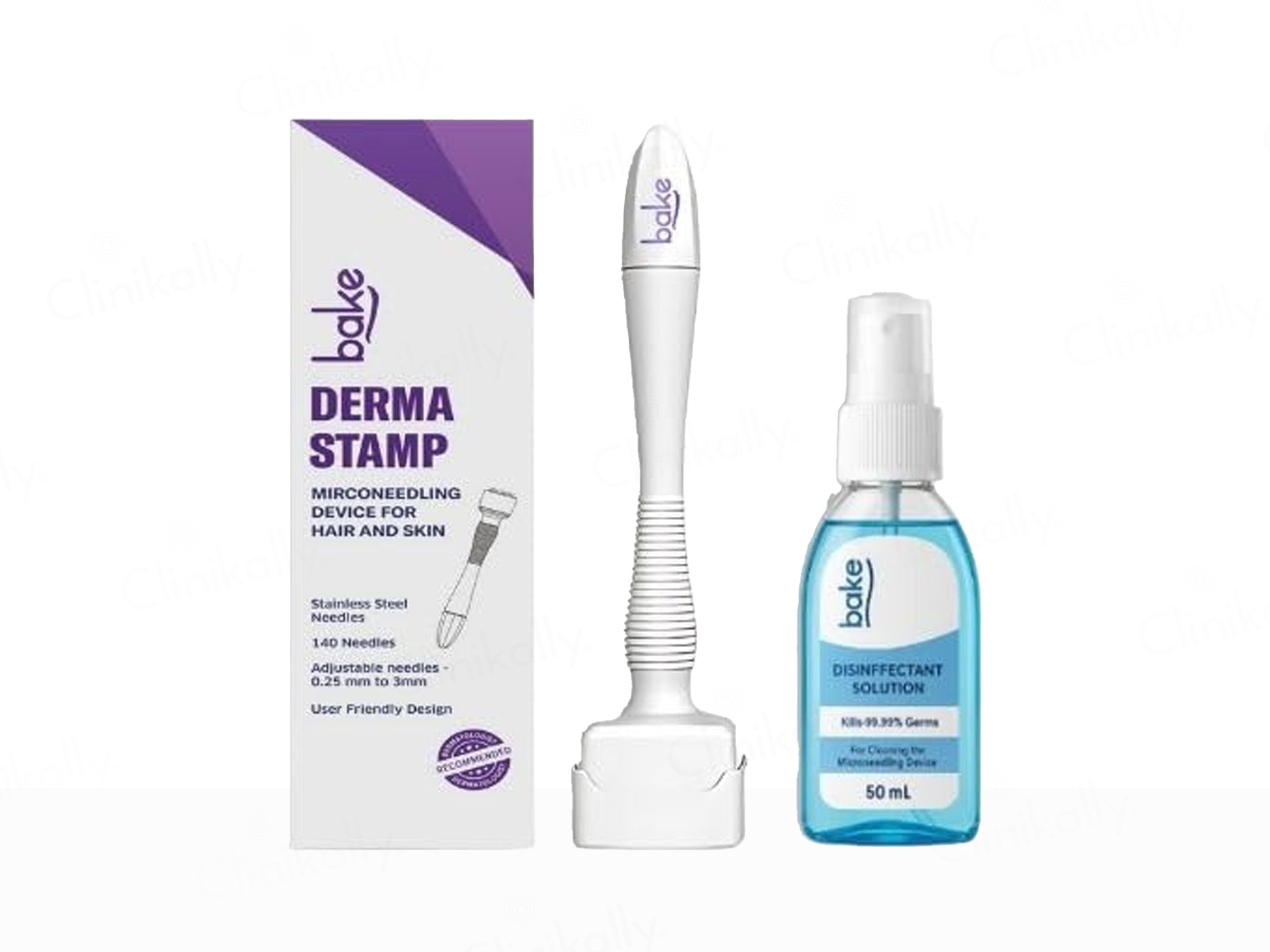 Bake Derma Stamp Microneedling Device Kit