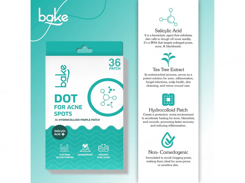 Bake Salicylic Acid Dot Acne Patch