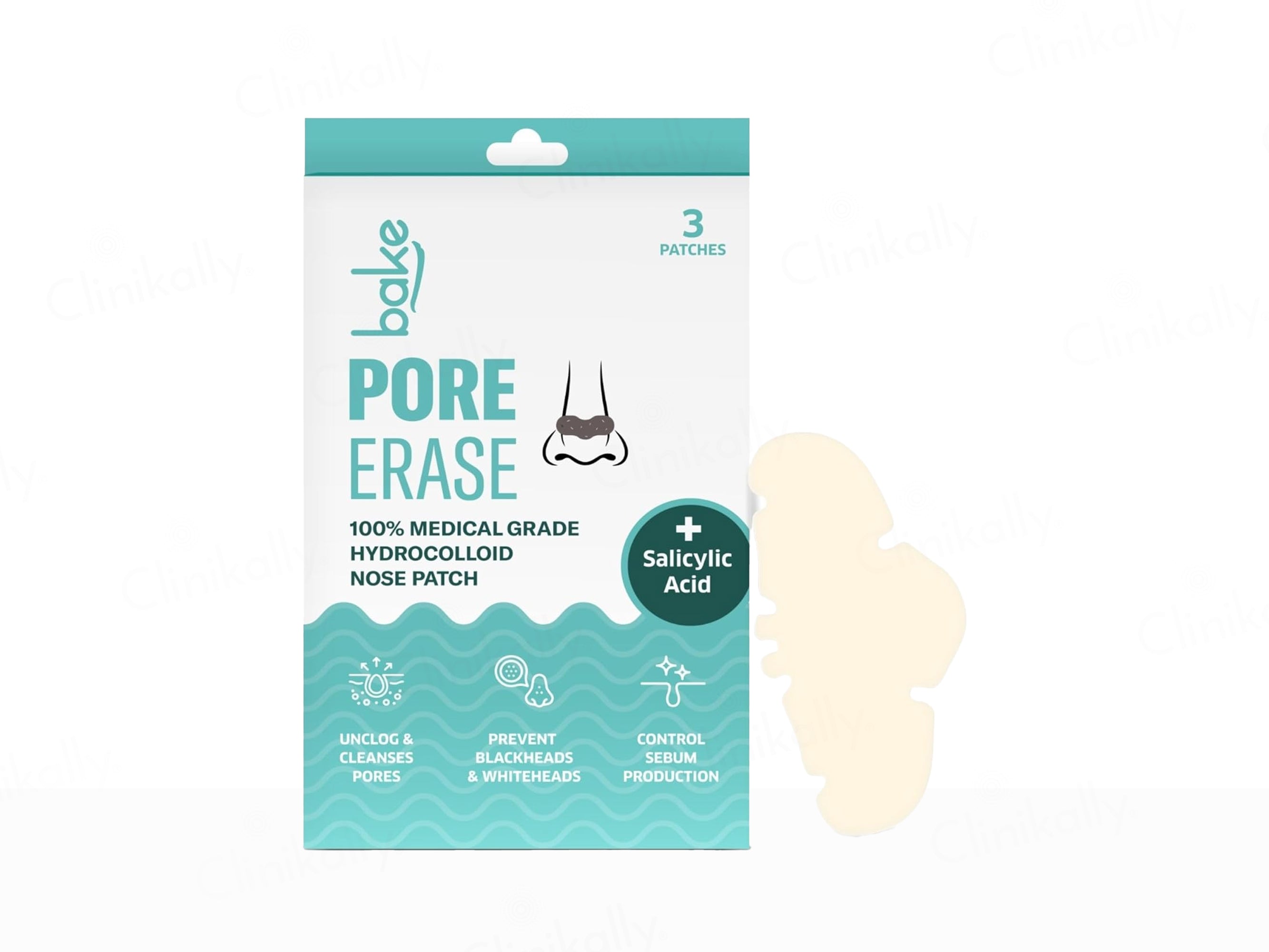 Bake Salicylic Acid Pore Erase Hydrocolloid Nose Patch