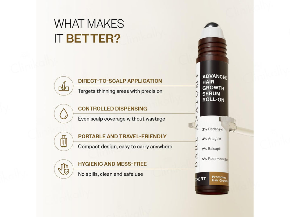 Bare Anatomy Advanced Hair Growth Serum Roll-On