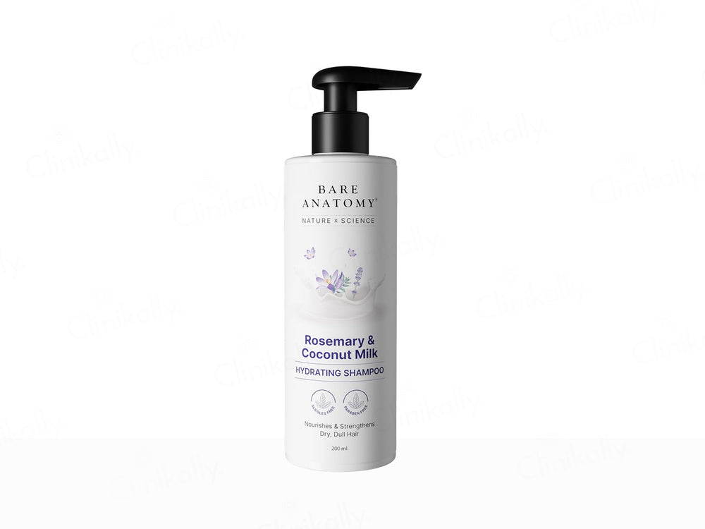 Bare Anatomy Rosemary & Coconut Milk Hydrating Shampoo