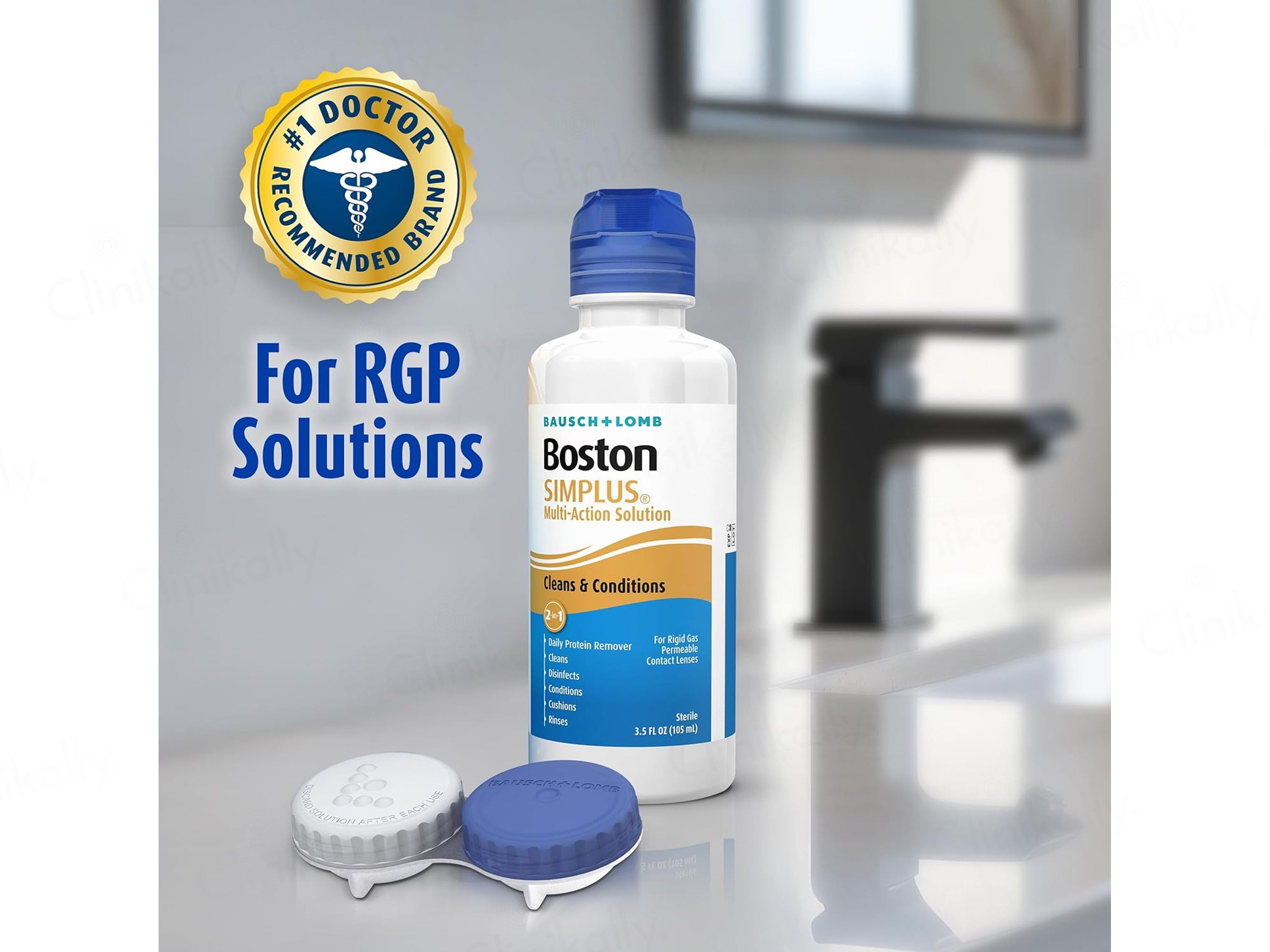 Bausch & Lomb Boston Simplus Multi-Action Contact Lens Solution