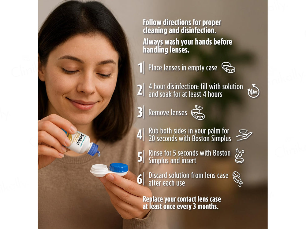 Bausch & Lomb Boston Simplus Multi-Action Contact Lens Solution