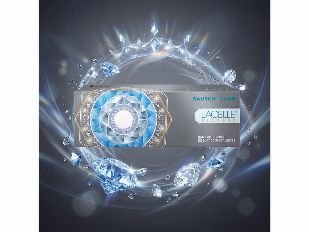 Bausch & Lomb Lacelle Diamond Daily Disposable Colored Contact Lens - D-Brown