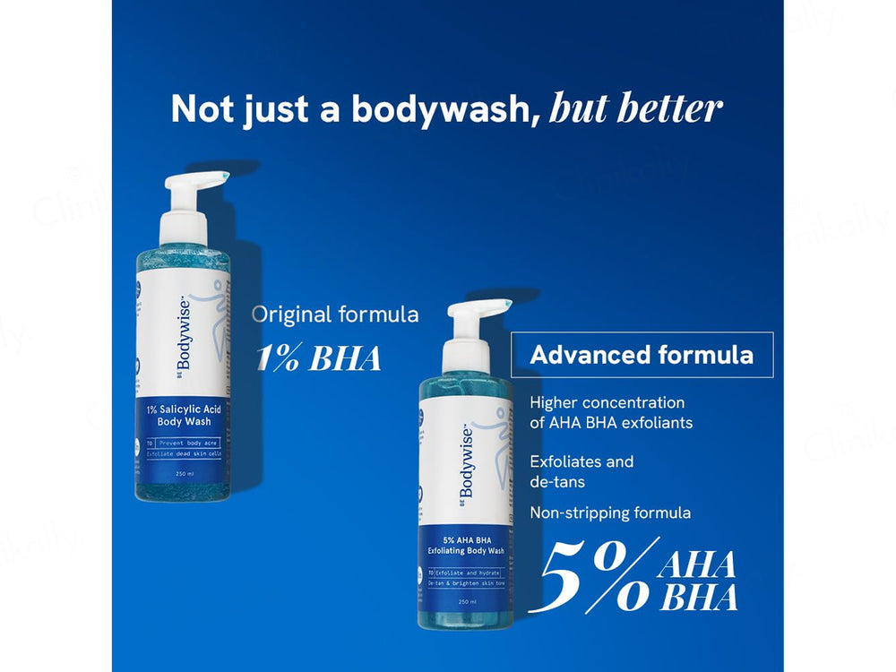 Be Bodywise 5% AHA BHA Exfoliating Body Wash