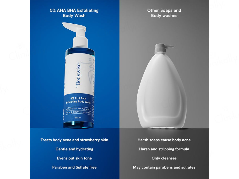 Be Bodywise 5% AHA BHA Exfoliating Body Wash