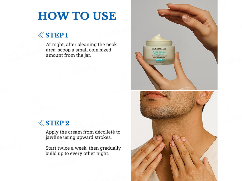 Be Clinical Neck Repair Night Cream