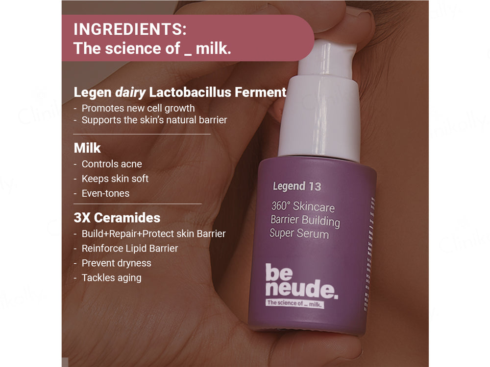 Be Neude 360° Skincare Legend 13 Barrier Building Super Face Serum