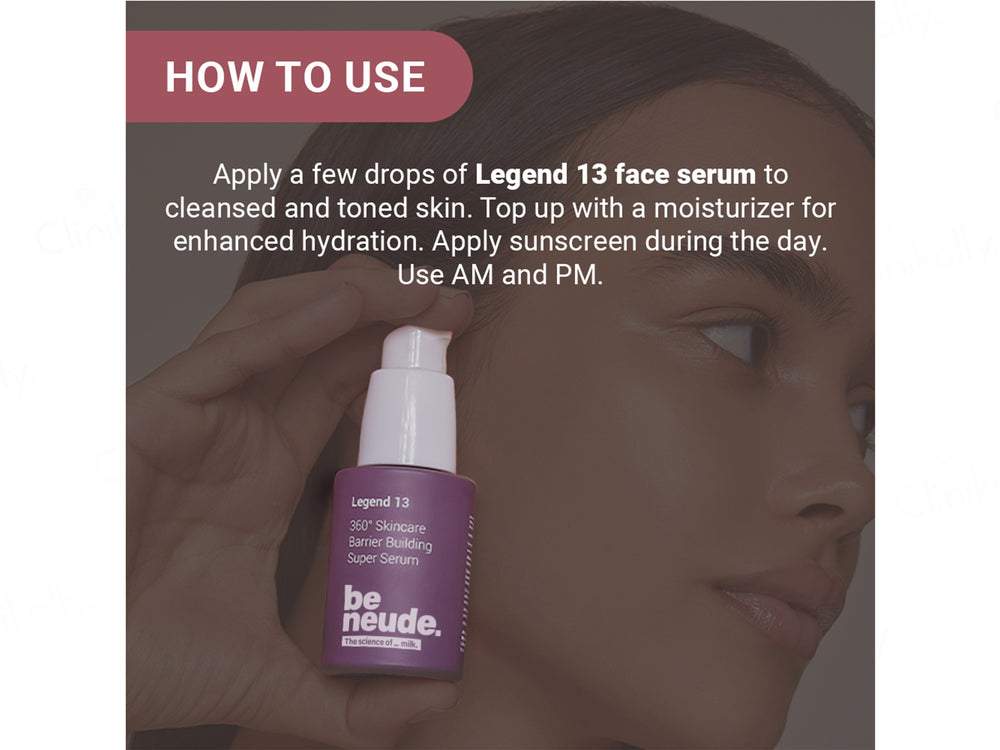 Be Neude 360° Skincare Legend 13 Barrier Building Super Face Serum