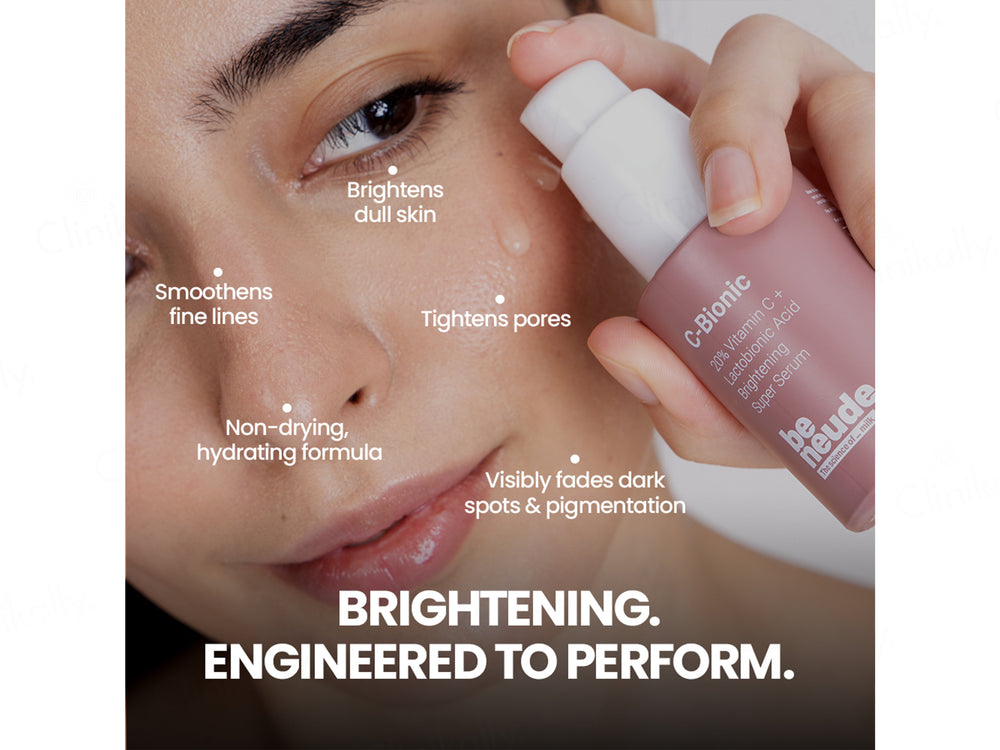Be Neude C-Bionic 20% Vitamin C + Lactobionic Acid Brightening Super Face Serum