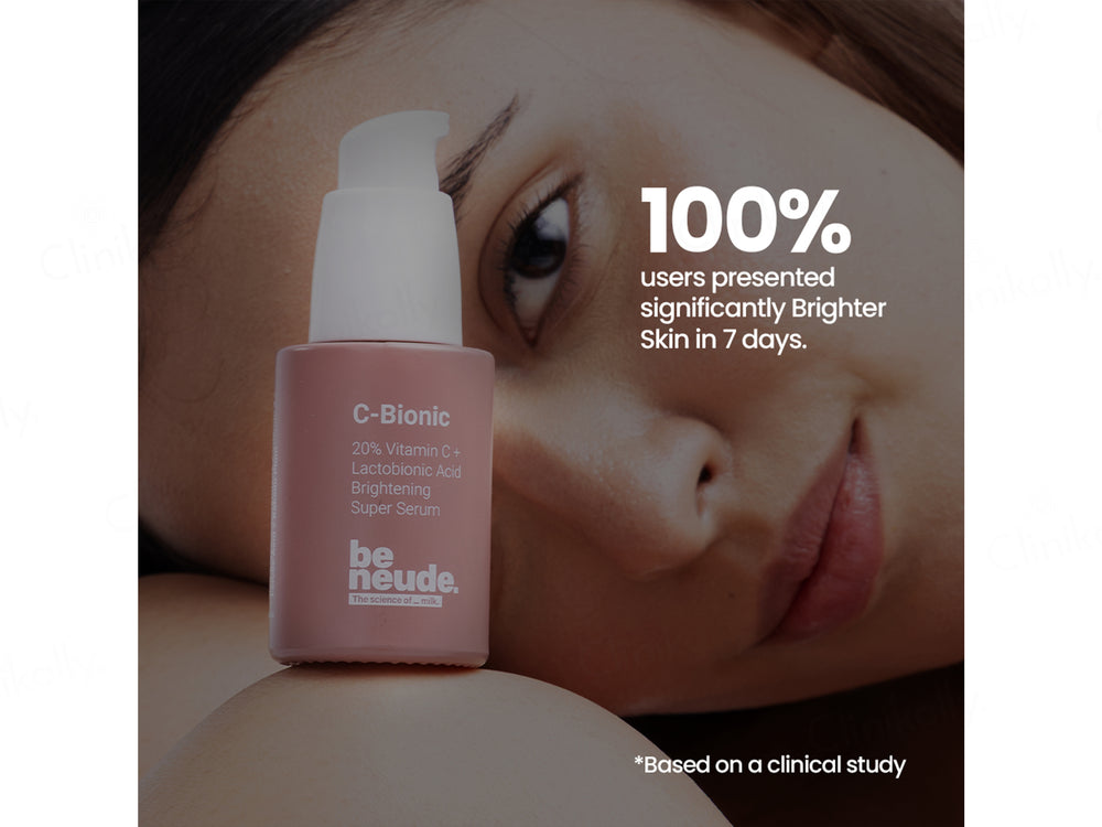 Be Neude C-Bionic 20% Vitamin C + Lactobionic Acid Brightening Super Face Serum