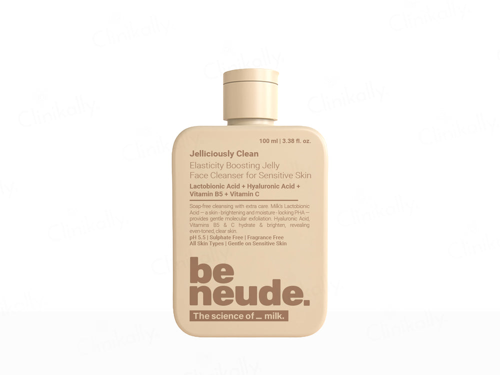 Be Neude Jelliciously Clean Elasticity Boosting Jelly Face Cleanser For Sensitive Skin