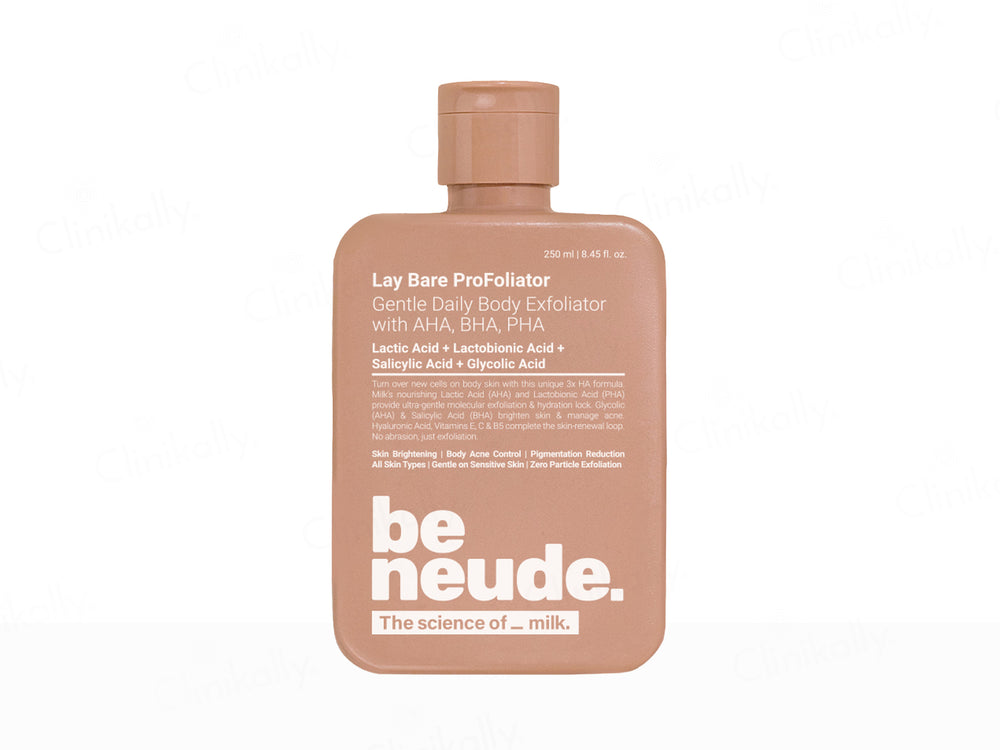 Be Neude Lay Bare Profoliator Gentle Daily Body Exfoliator Scrub