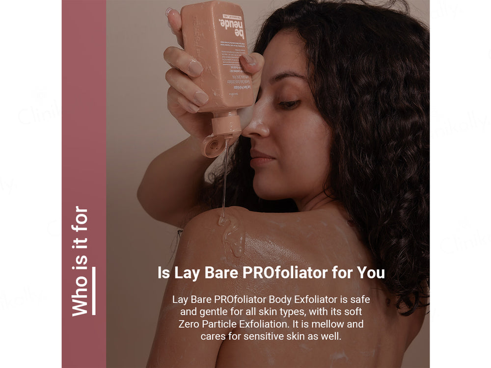 Be Neude Lay Bare Profoliator Gentle Daily Body Exfoliator Scrub