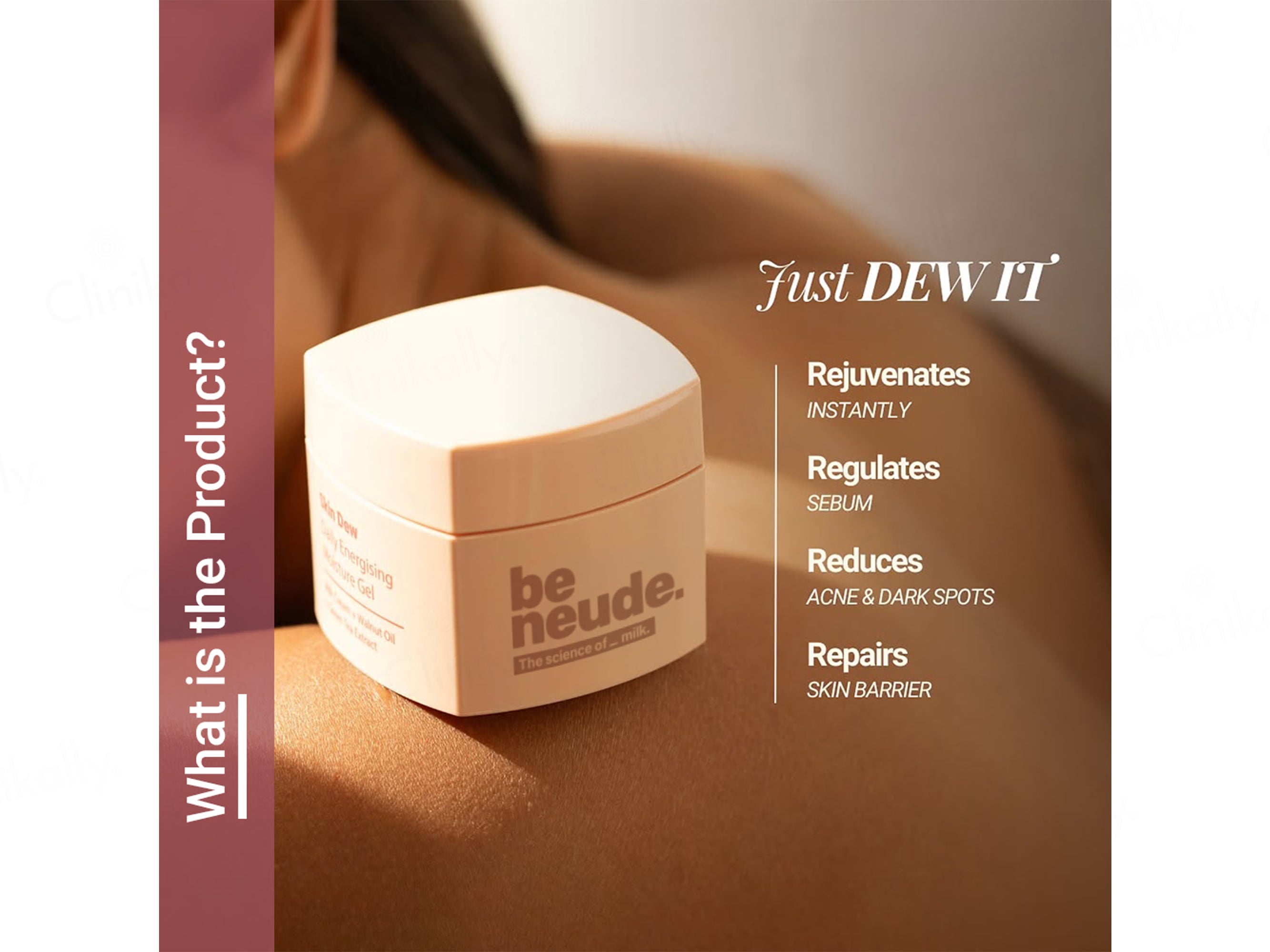 Be Neude Skin Dew Daily Energising Face Moisture Gel