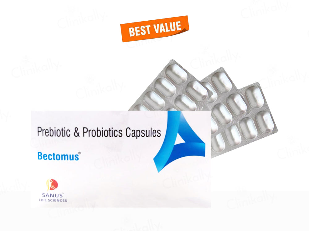 Bectomus Prebiotic & Probiotics Capsule