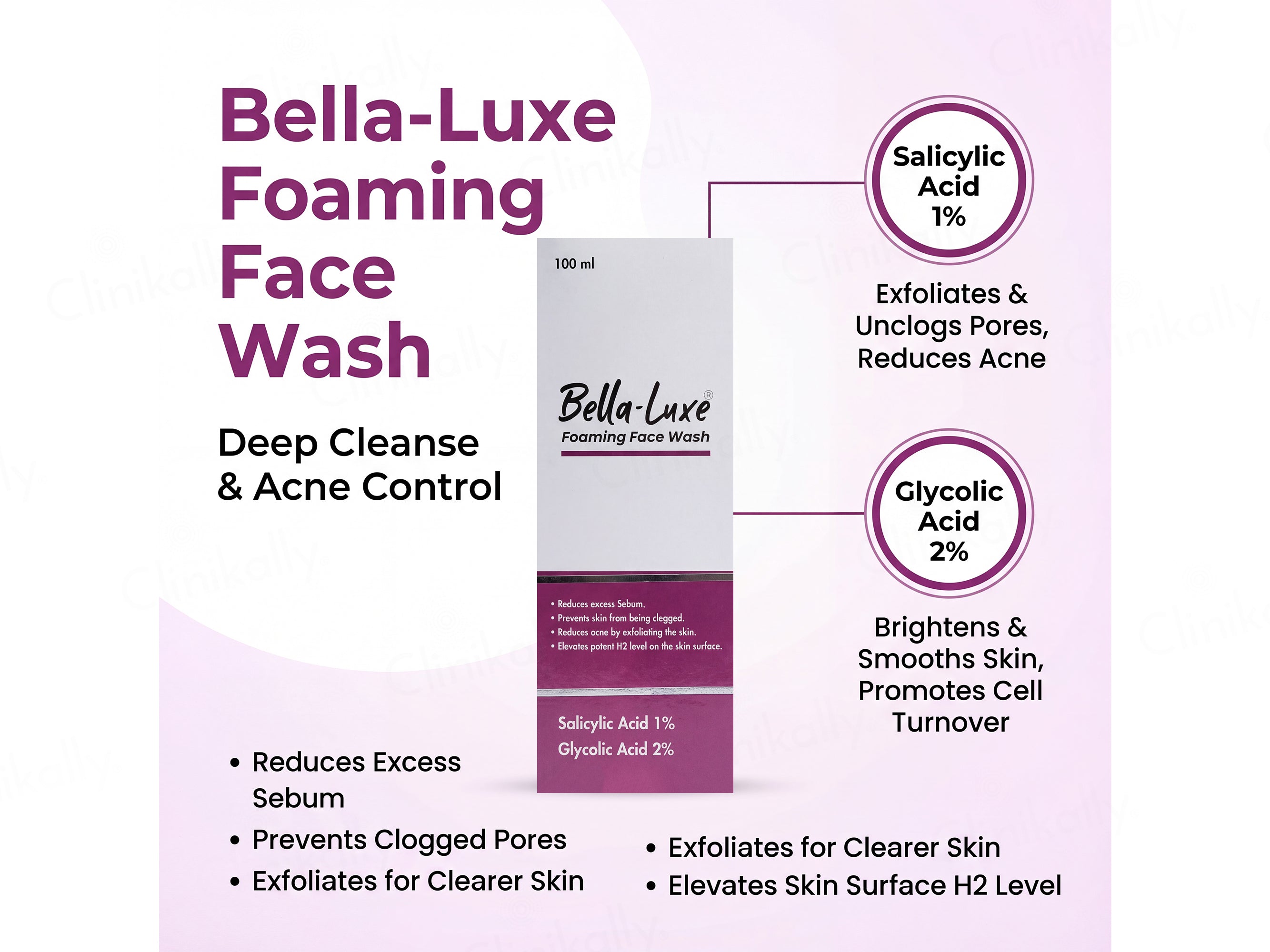 Bella-Luxe Foaming Face Wash