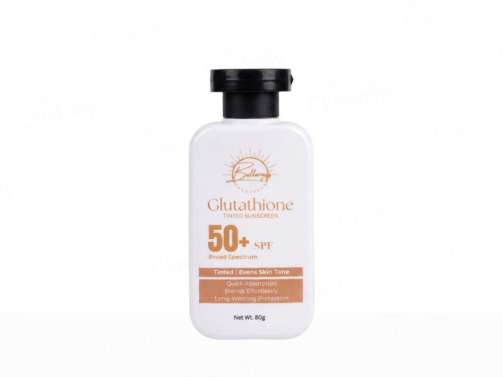 Bellacos Healthcare Bellarays Glutathione Tinted Sunscreen SPF 50+