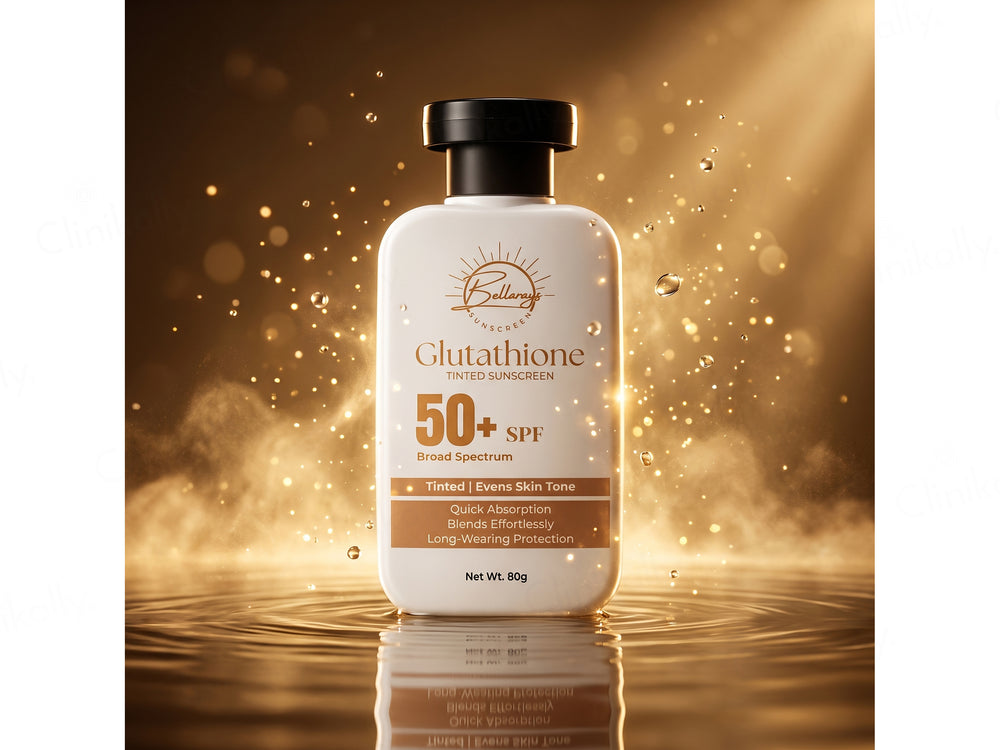 Bellacos Healthcare Bellarays Glutathione Tinted Sunscreen SPF 50+
