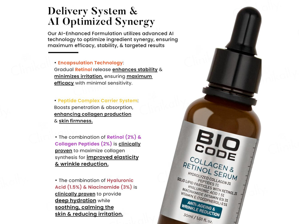 Bio Code Collagen & Retinol Advanced Anti-Ageing Serum