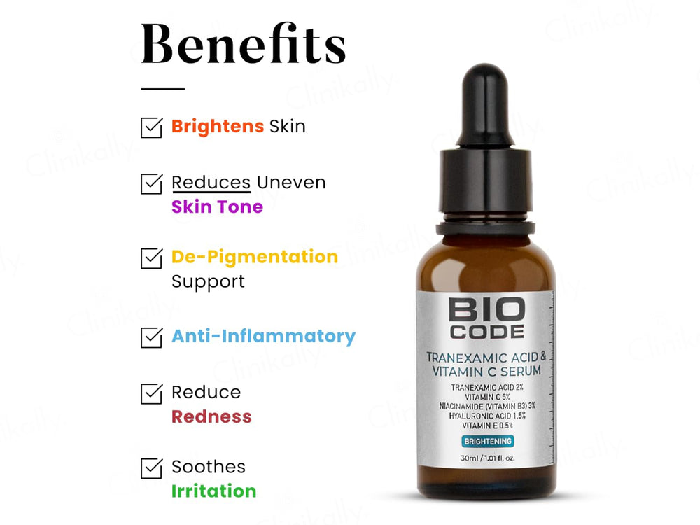 Bio Code Tranexamic Acid & Vitamin C Face Serum