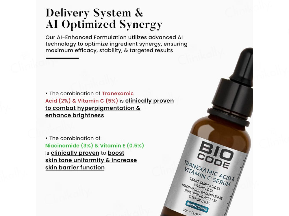 Bio Code Tranexamic Acid & Vitamin C Face Serum