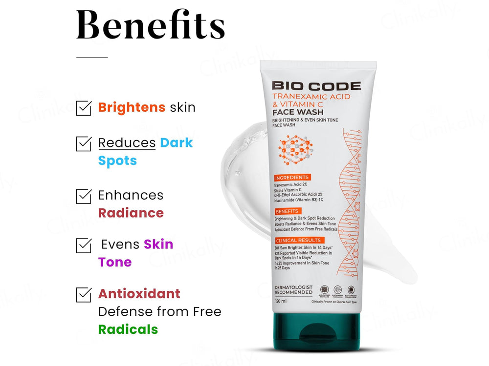 Bio Code Tranexamic Acid & Vitamin C Face Wash