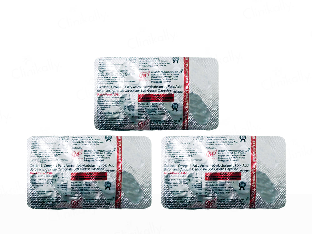 Bioallure Cal Soft Gelatin Capsule