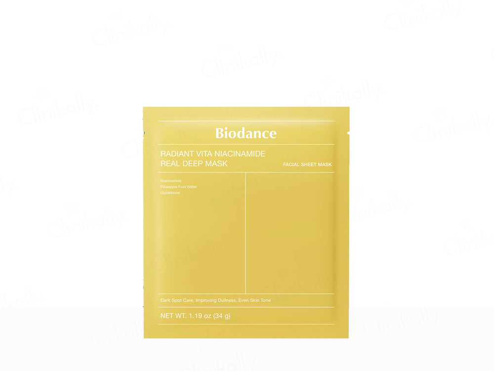 Biodance Radiant Vita Niacinamide Real Deep Facial Sheet Mask