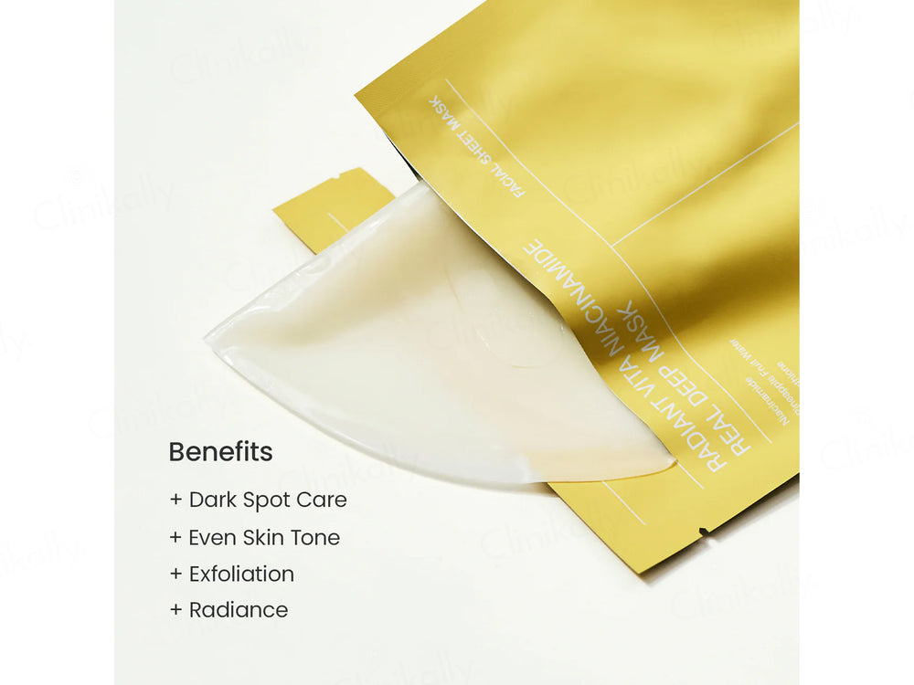 Biodance Radiant Vita Niacinamide Real Deep Facial Sheet Mask