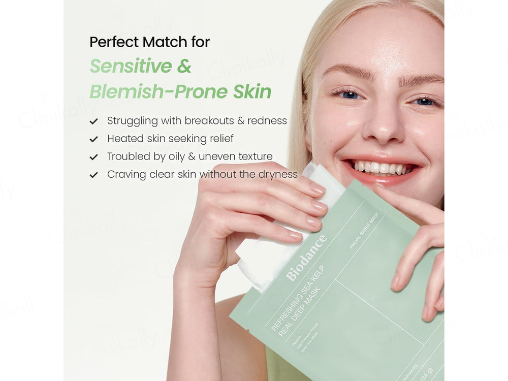 Biodance Refreshing Sea Kelp Real Deep Facial Sheet Mask