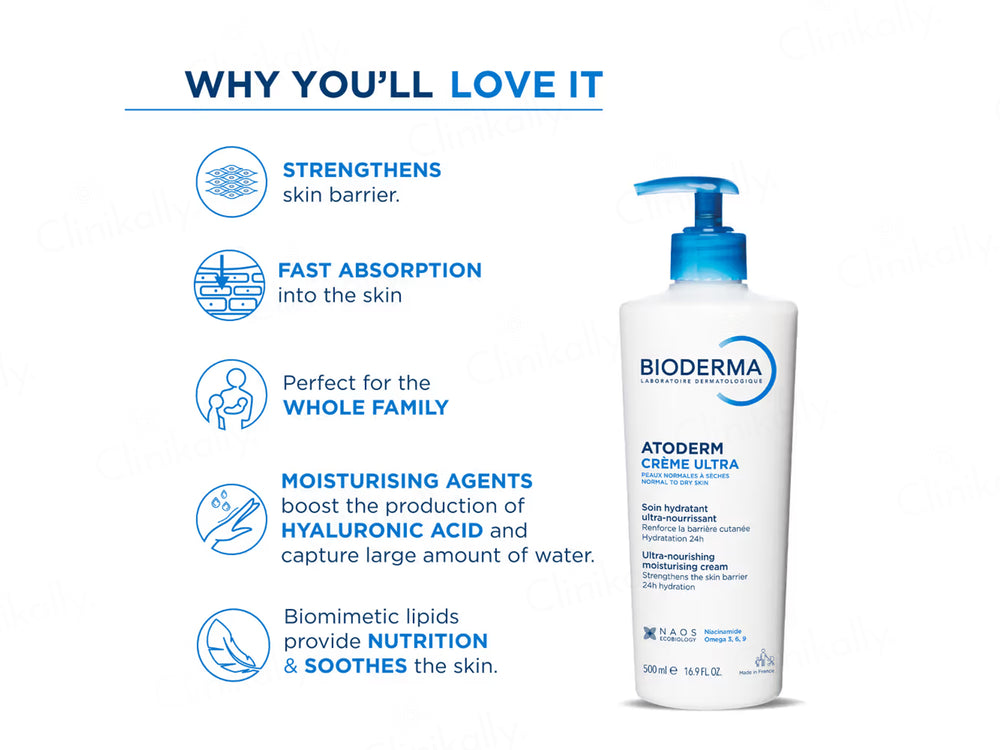 Bioderma Atoderm Crème Ultra Nourishing Moisturising Cream