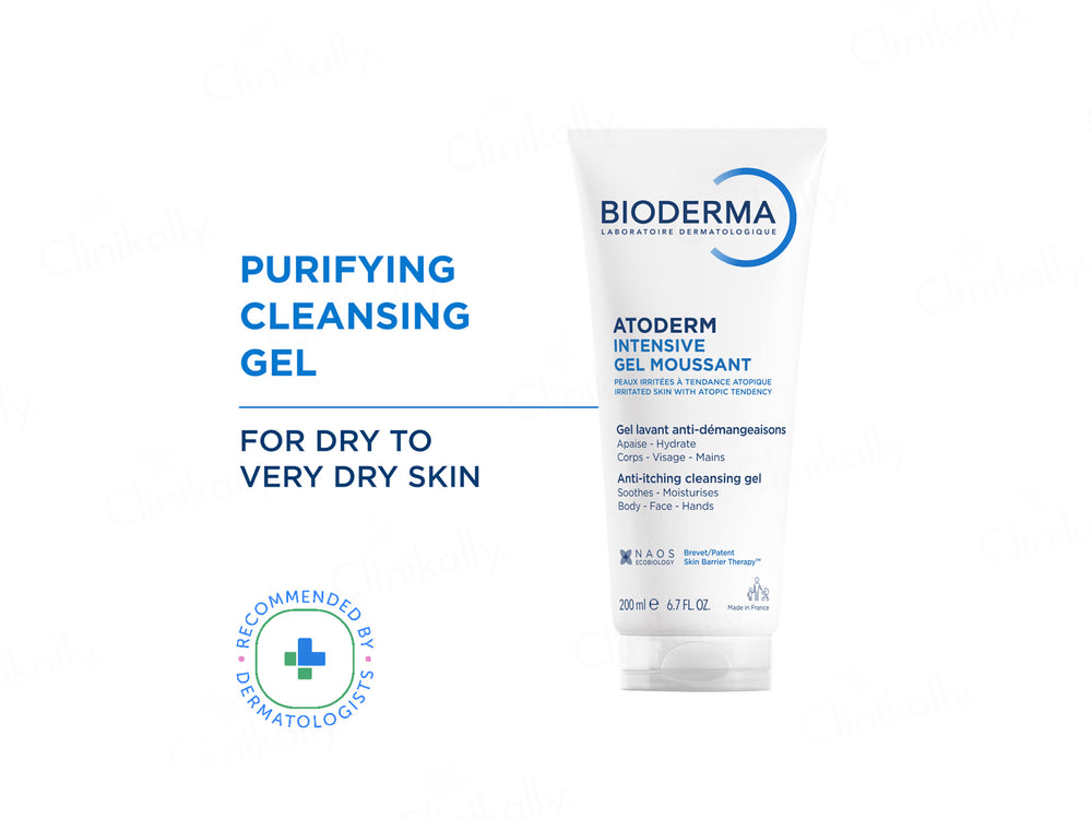 Bioderma Atoderm Intensive Gel Moussant Anti-Itching Cleansing Gel