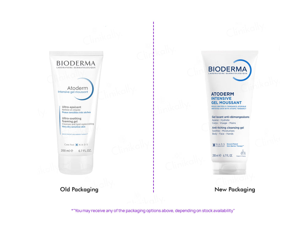 Bioderma Atoderm Intensive Gel Moussant Anti-Itching Cleansing Gel