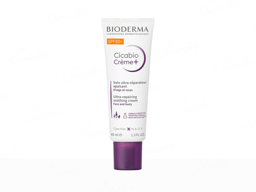 Bioderma Cicabio Creme+ Ultra-Repairing Soothing Cream Sunscreen SPF 50+