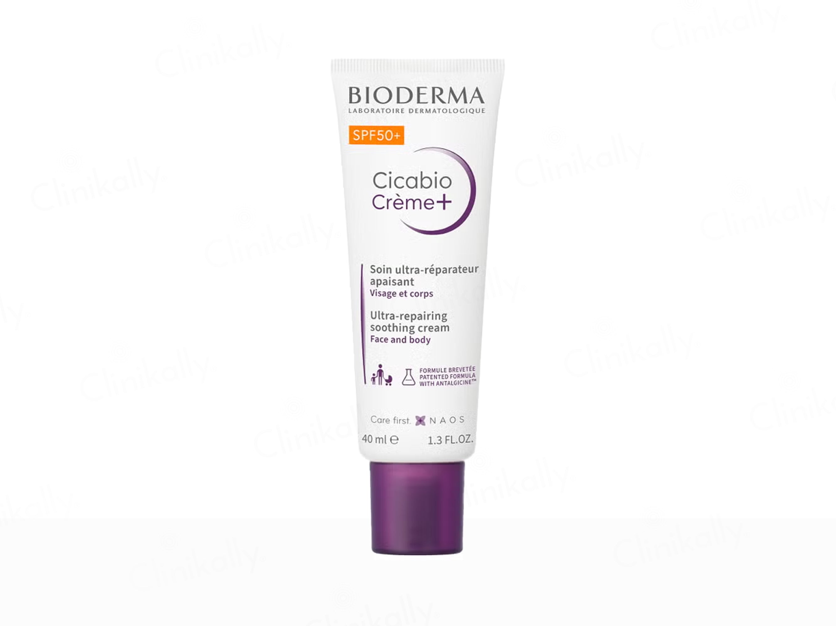 Bioderma Cicabio Creme+ Ultra-Repairing Soothing Cream Sunscreen SPF 50+
