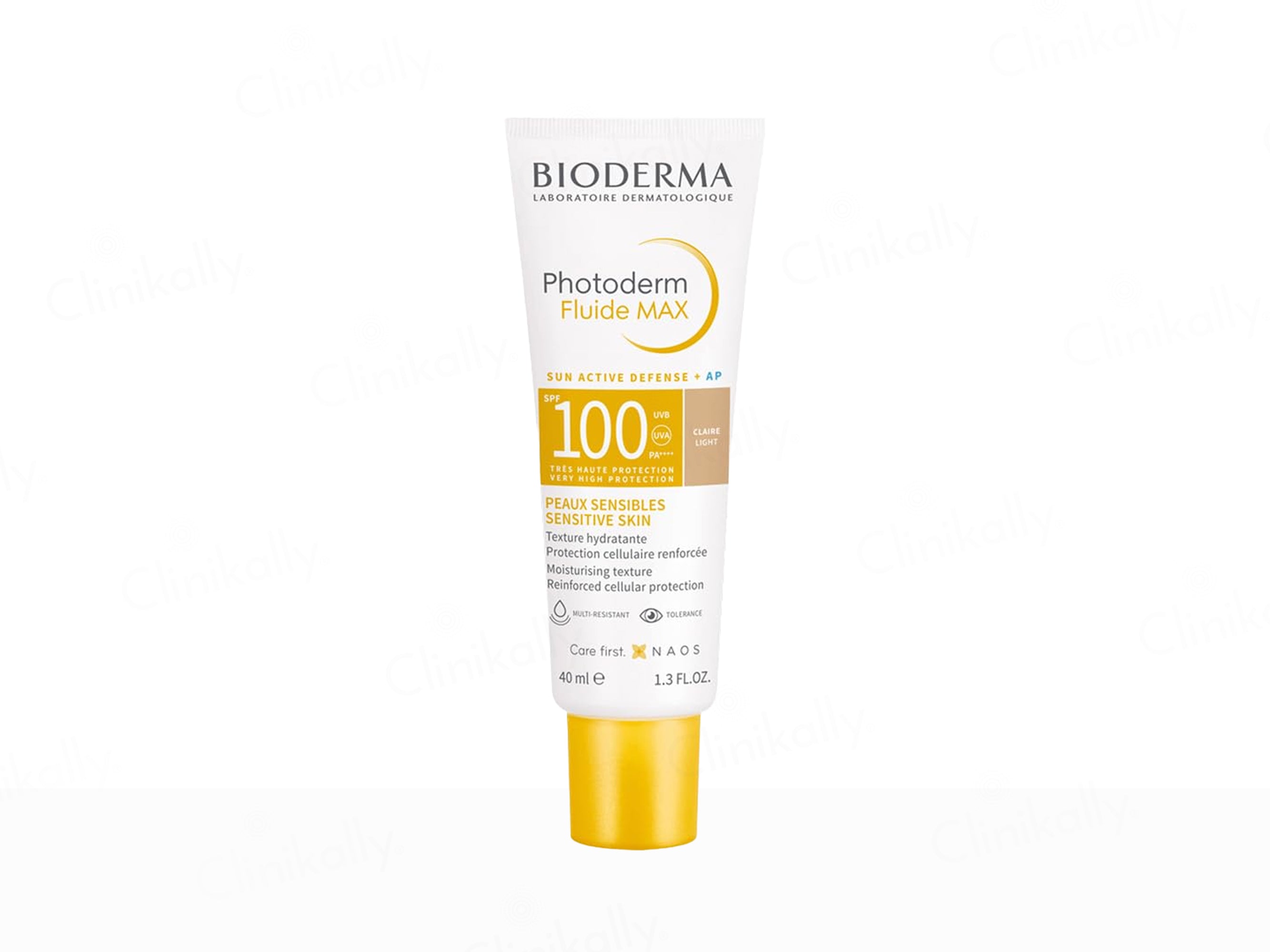 Bioderma Photoderm Fluide Max Sun Active Defense + AP Sunscreen SPF 100 PA++++ (Claire Light)