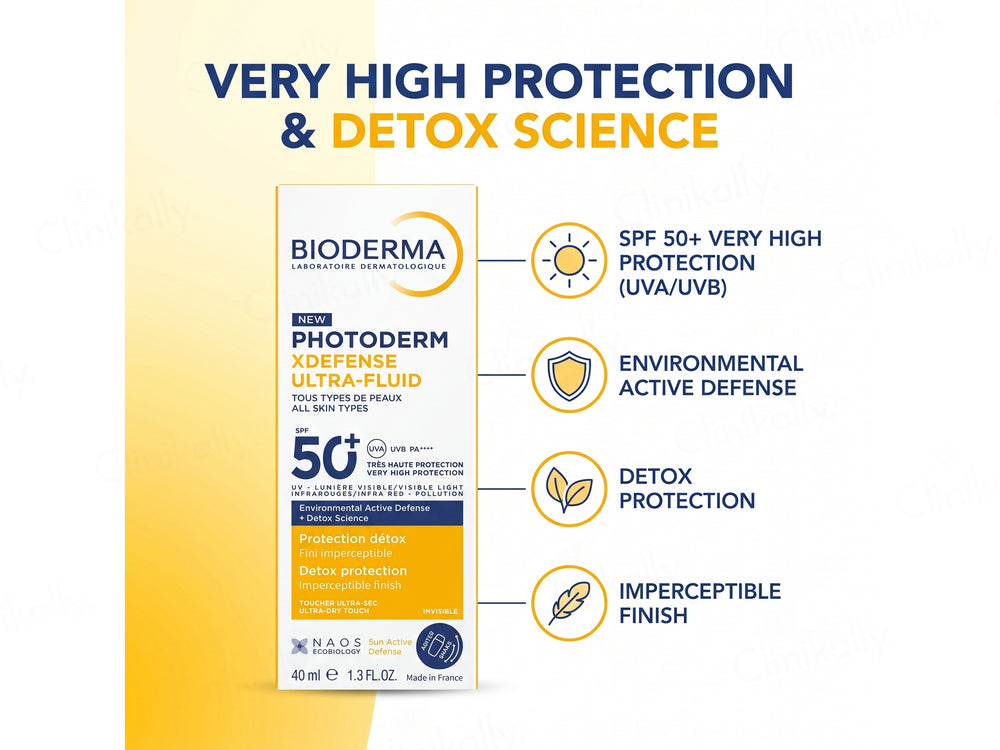 Bioderma Photoderm Xdefense Ultra-Fluid Sunscreen SPF 50+ PA++++ (Invisible)