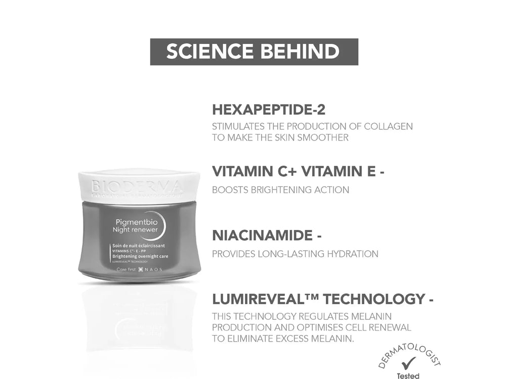 Bioderma Pigmentbio Night Renewer-Clinikally