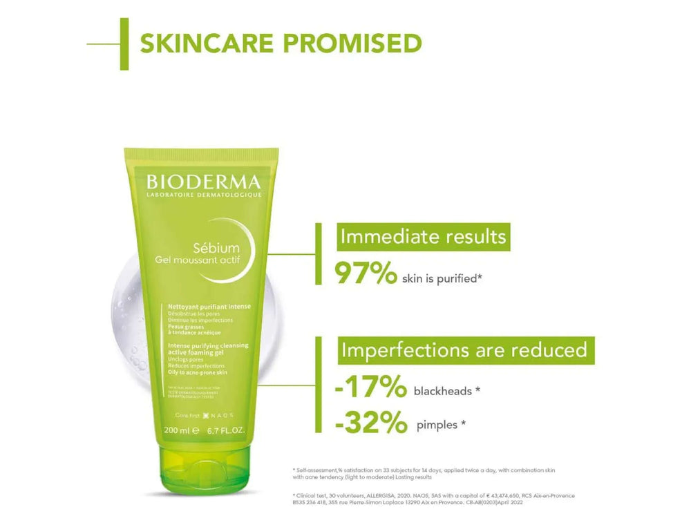 Bioderma Sebium Gel Moussant Actif_Clinikally