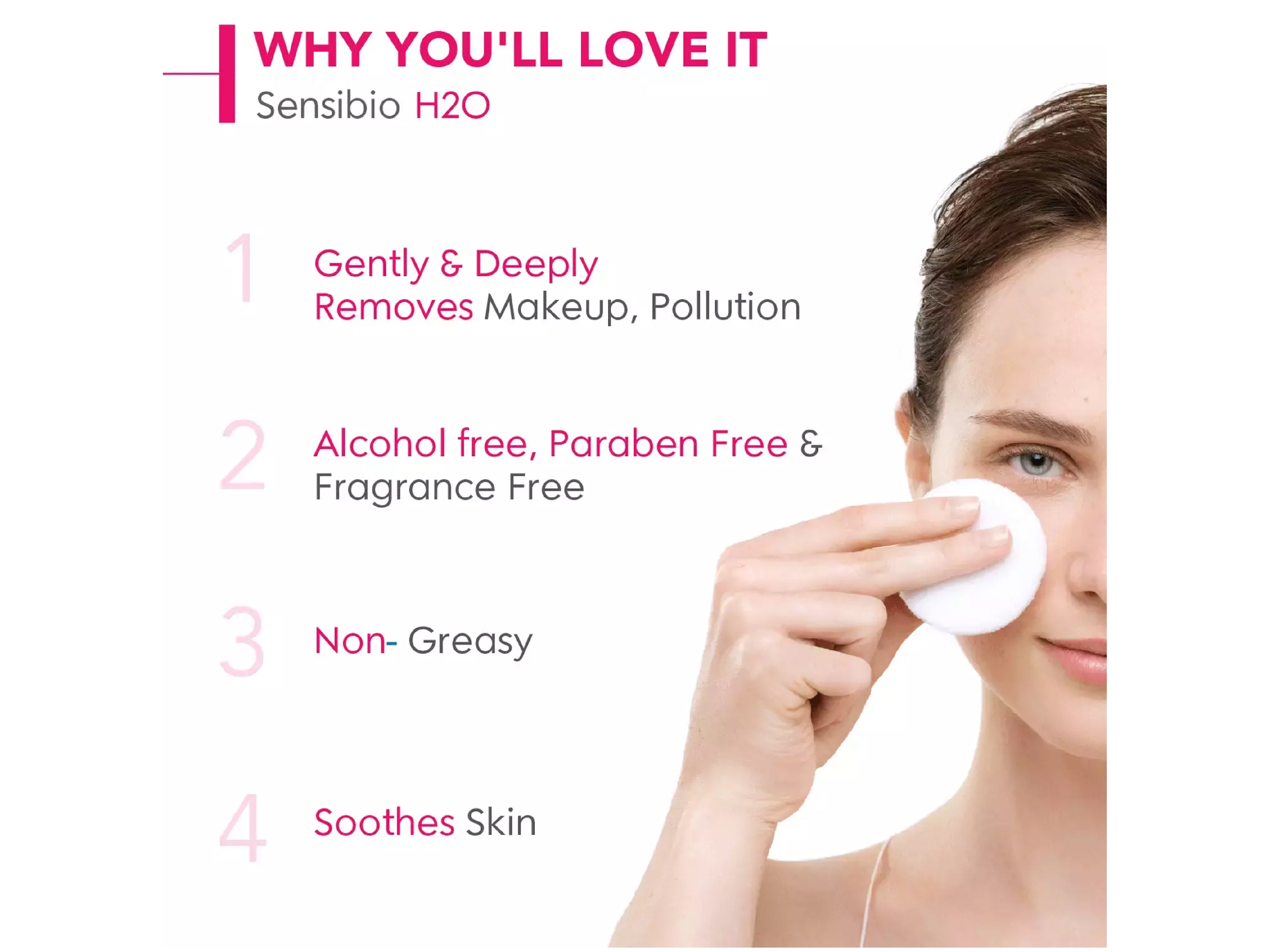 Bioderma Sensibio H2O Micellar Water Makeup Remover - Clinikally