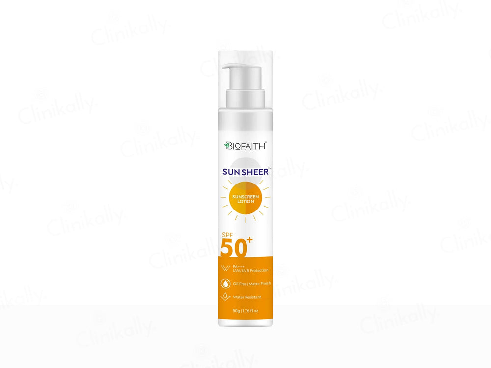 Biofaith Sunsheer Sunscreen Lotion SPF 50 PA+++
