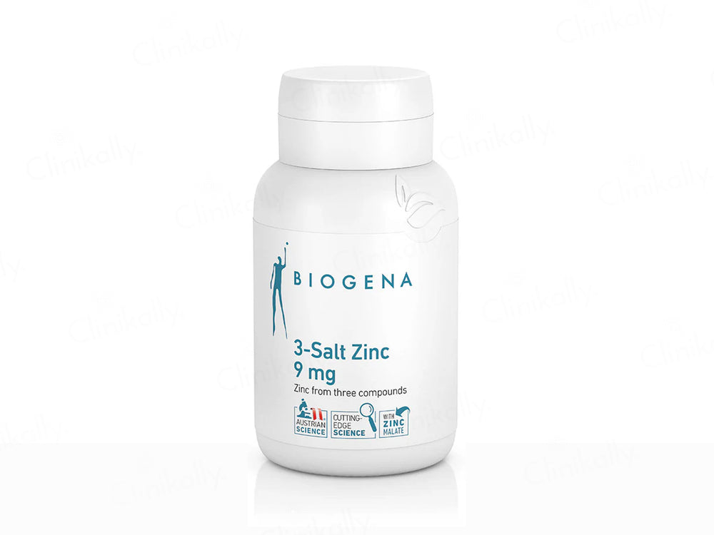 Biogena 3-Salt Zinc 9mg Food Supplement Capsule