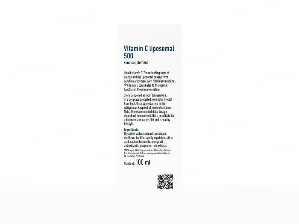 Biogena Vitamin C Liposomal 500 Food Supplement Oral Liquid