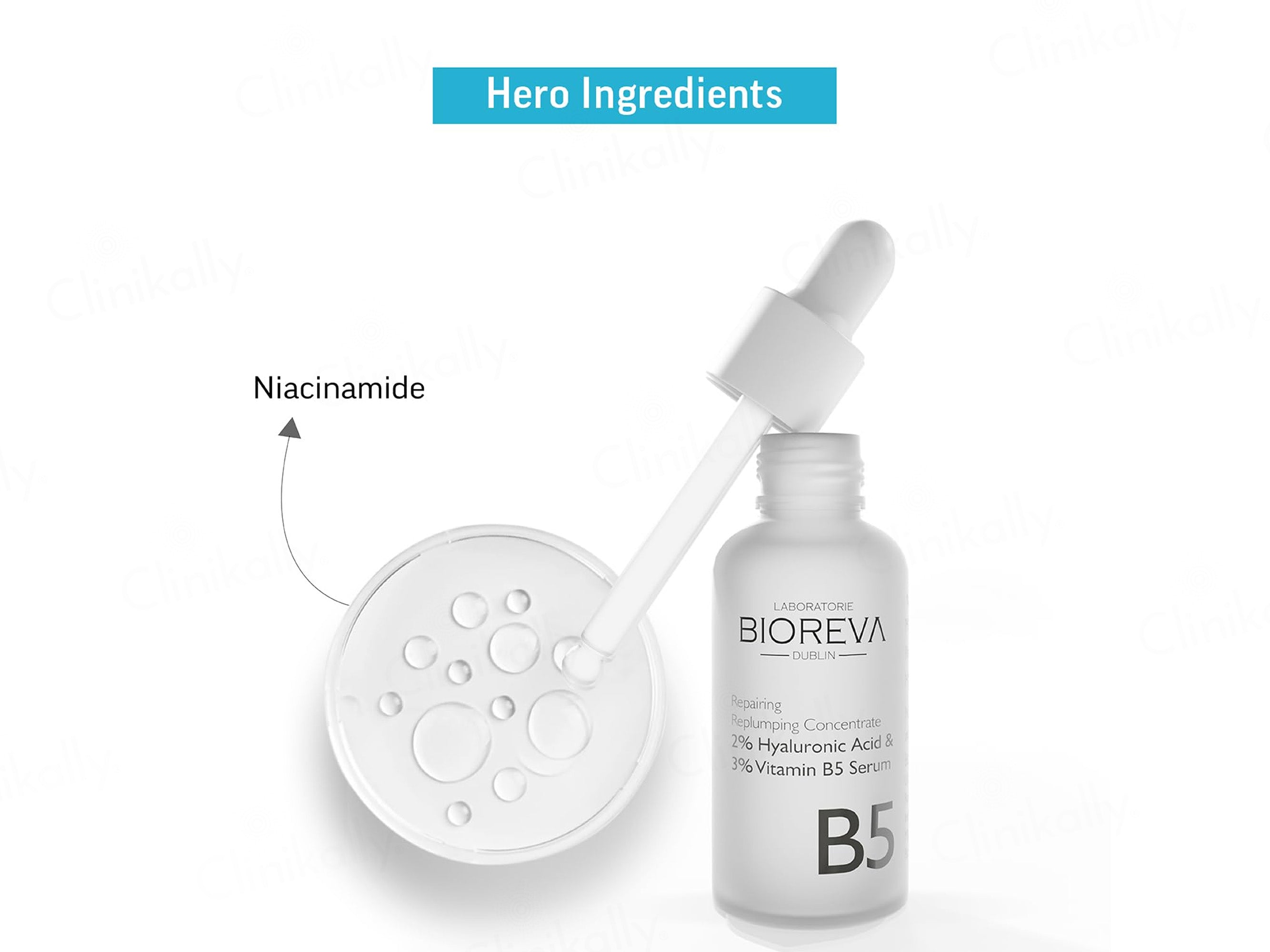 Bioreva 2% Hyaluronic Acid & 3% Vitamin B5 Replumping Concentrate Face Serum