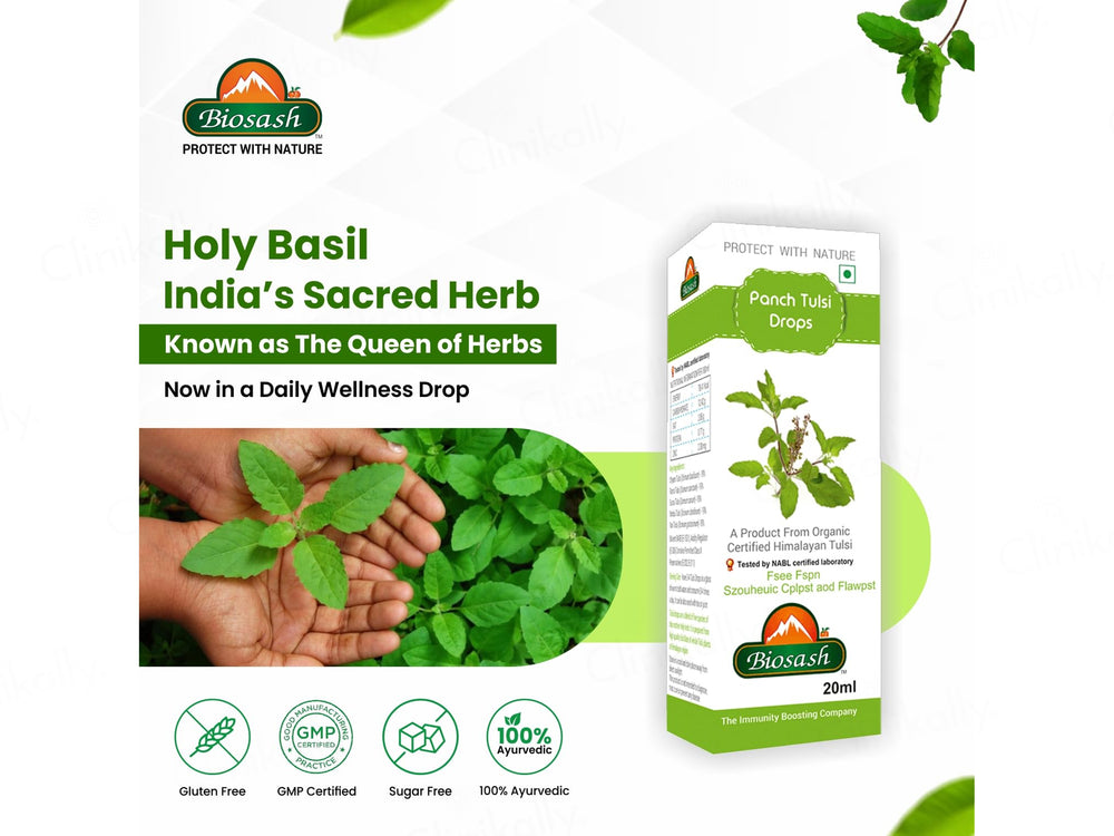 Biosash Panch Tulsi Drops