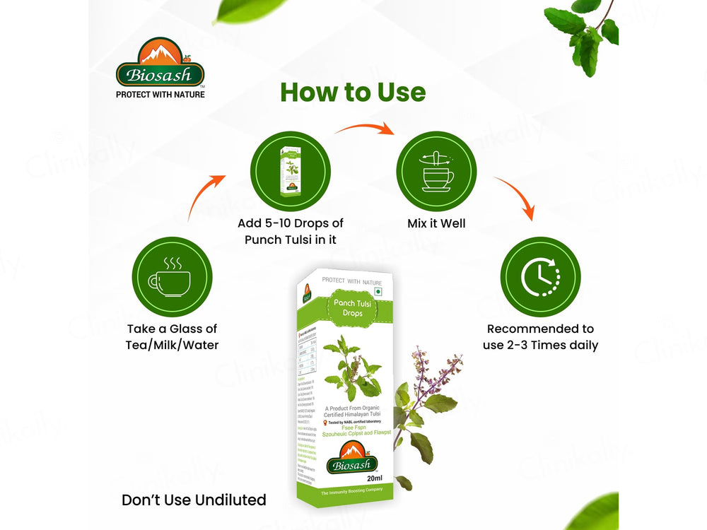 Biosash Panch Tulsi Drops